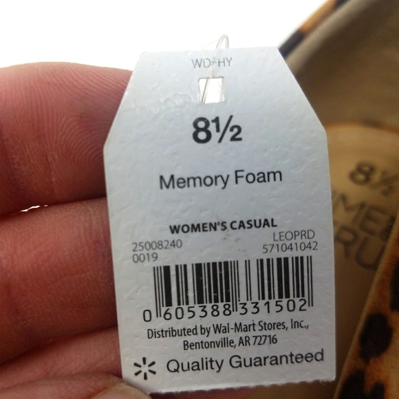 Time & Tru Leopard Print Pointy Toe Flats Slip-on Shoes Women's Size 8.5 NEW - Picture 5 of 6